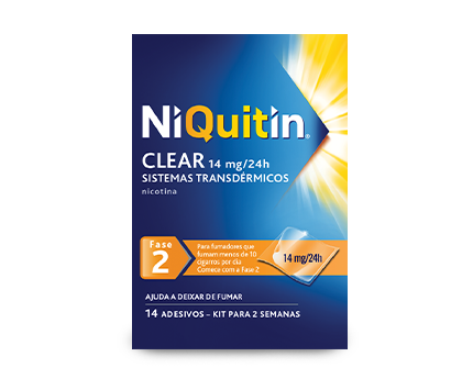 Sistemas transdérmicos NiQuitin Clear®